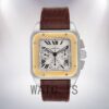 Cartier Santos W20091X7 Men's 39mm White Dial Silver-tone Watch - Image 2