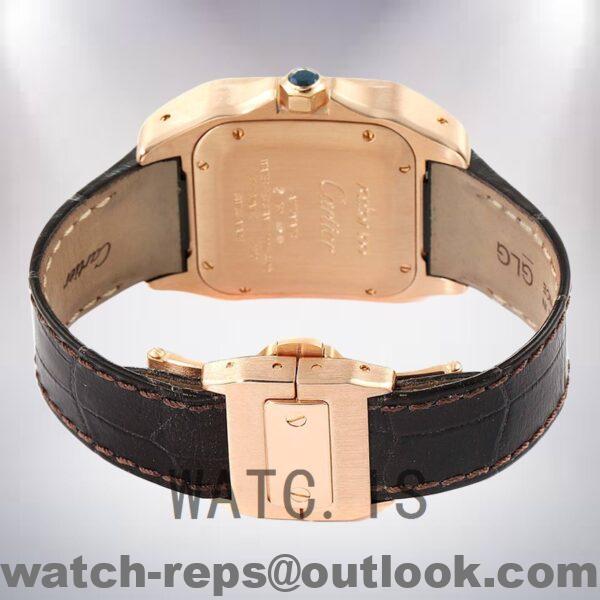 Cartier Santos Men's W20108Y1 39mm Strap Watch - Image 4