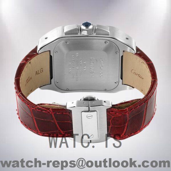 Cartier Santos 42mm Men's W20090X8 Silver-tone Watch - Image 4