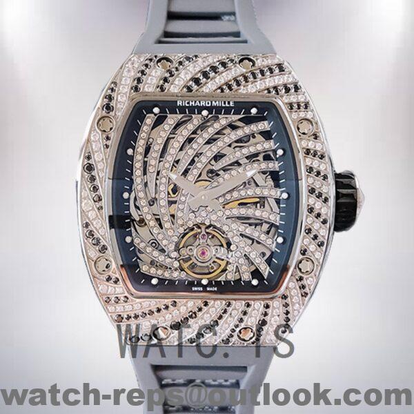 Richard Mille RM51-02 Around 48*40mm Ladies RM51-02-010 Mechanical Watch 4