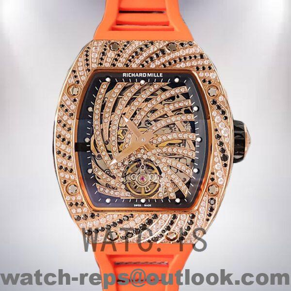 Richard Mille RM51-02 Ladies Around 48*40mm RM51-02-009 Diamond Paved Dial Watch