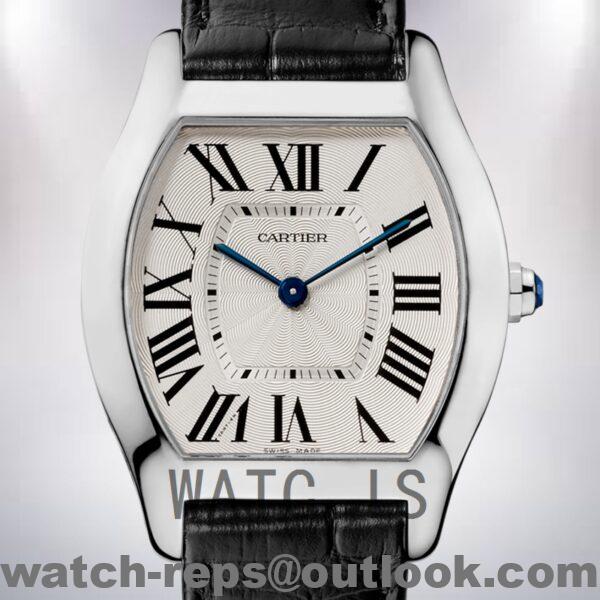 Cartier Tortue 30mm Ladies W1556363 White Dial Watch 4