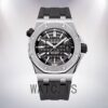 Audemars Piguet Royal Oak Offshore Men's 15710ST.OO.A002CA.01 42mm Rubber Band Black Dial Watch - Image 2