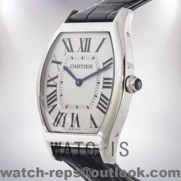 Cartier Tortue 30mm Ladies W1556363 White Dial Watch 7