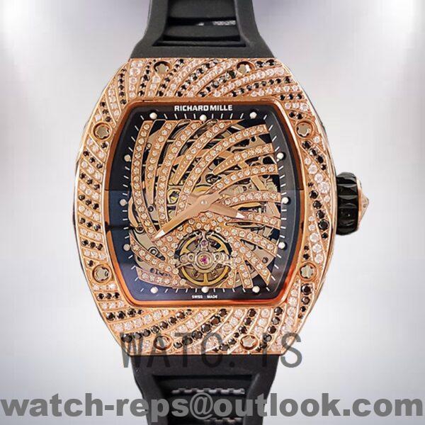 Richard Mille RM51-02 Ladies RM51-02-008 Around 48*40mm Rubber Band Watch