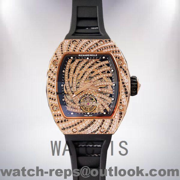 Richard Mille RM51-02 Ladies RM51-02-008 Around 48*40mm Rubber Band Watch - Image 2