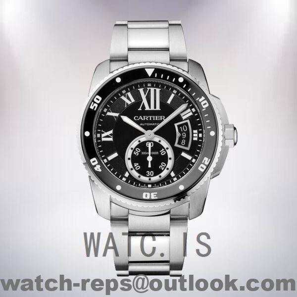 Cartier Calibre Men's 42mm W7100057 Automatic Silver-tone Watch - Image 2