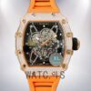 Richard Mille RM35-02 RM35-02-026 Around 45mm Men Transparent Dial Watch