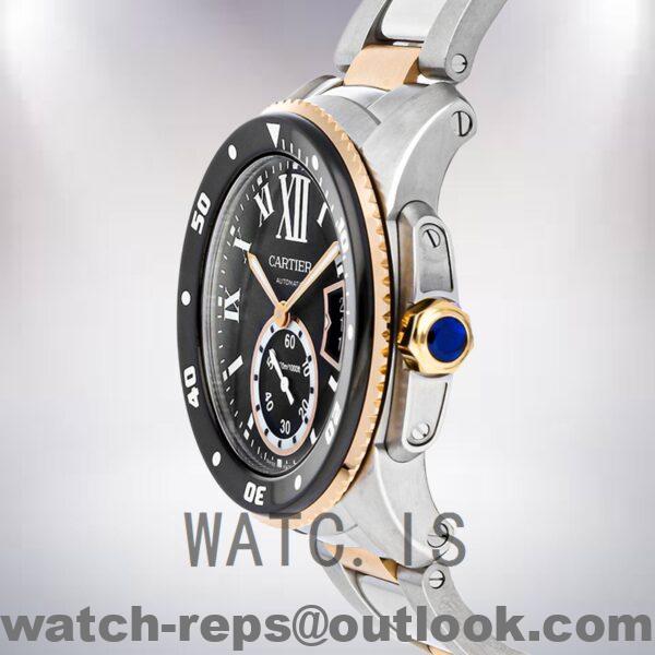 Cartier Calibre 42mm W7100054 Men's Automatic Silver-tone Watch - Image 3