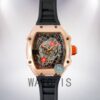Richard Mille RM27-04 Around 38*48mm RM27-04-012 Men Rose Gold-tone Transparent Dial Watch - Image 2