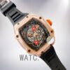 Richard Mille RM27-04 Around 38*48mm RM27-04-012 Men Rose Gold-tone Transparent Dial Watch - Image 3