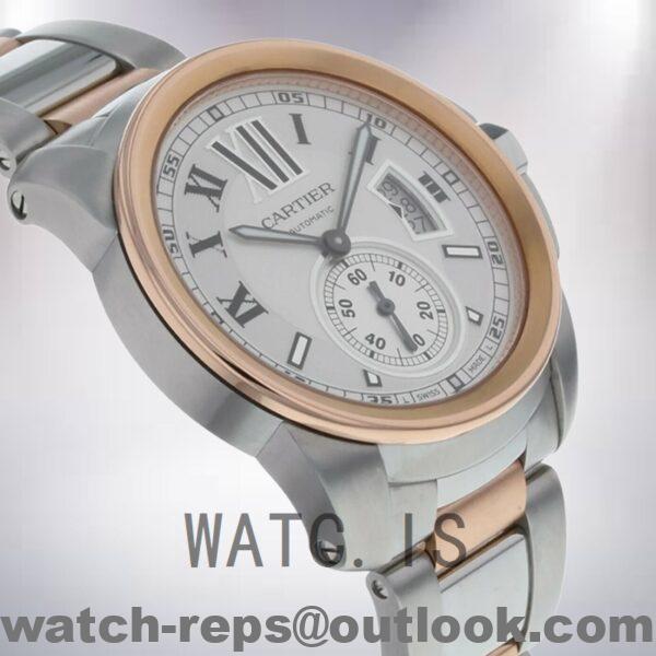 Cartier Calibre W7100036 Men's 42mm Silver-tone Automatic Watch - Image 4