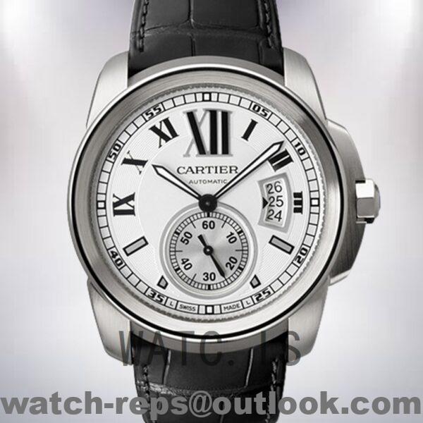 Cartier Calibre Men’s W7100013 42mm Automatic Watch 4