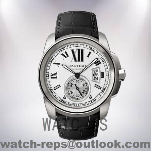 Cartier Calibre Men’s W7100013 42mm Automatic Watch 5