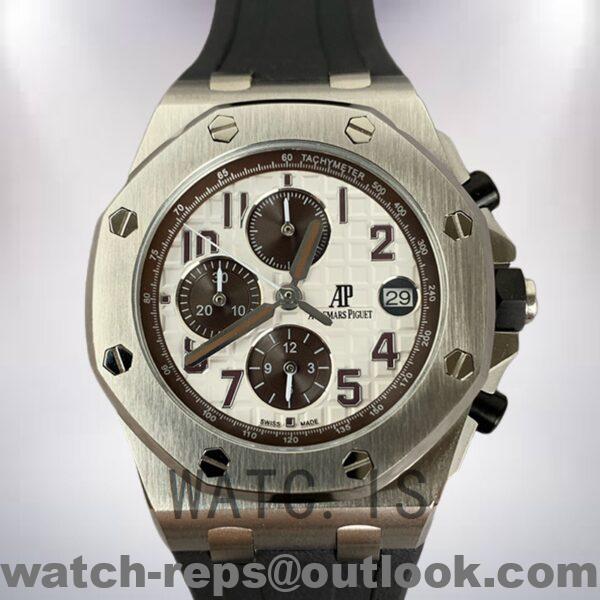 Audemars Piguet Royal Oak Offshore 43mm 26470ST.OO.A801CR.01-1 Men’s Rubber Band Quartz/Automatic Watch 4