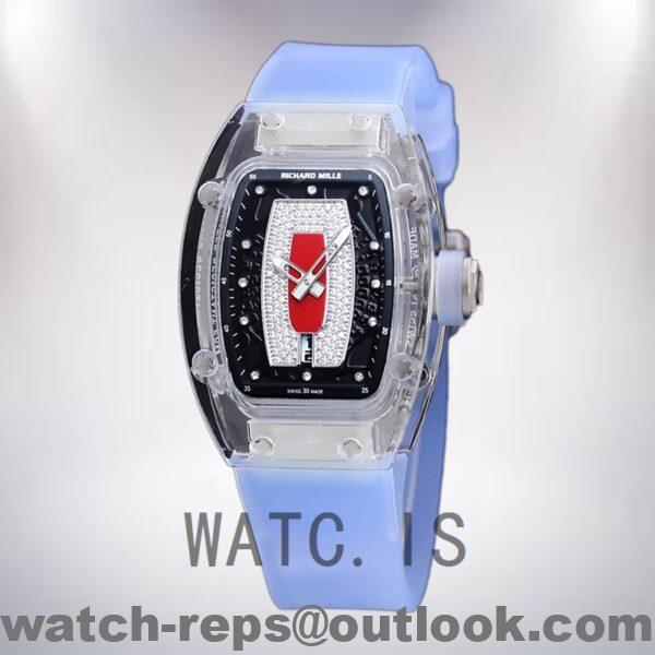Richard Mille RM 07-02 Ladies 46*32mm RM 07-02-005 Red With Diamonds Dial Automatic Watch - Image 2