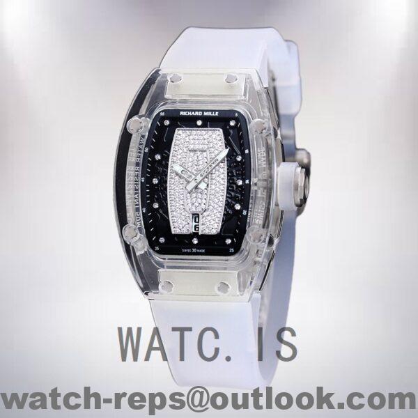 Richard Mille RM 07-02 46*32mm RM 07-02-004 Ladies Transparent Rubber Band Watch - Image 2