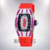 Richard Mille RM 07-01 31*45mm Ladies RM 07-01-014 Red With Diamonds Dial Silver Watch - Image 2