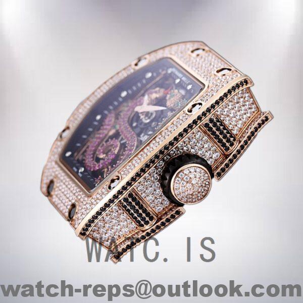 Richard Mille RM 026 Unisex 45*39mm RM 026-001 Rose Gold Watch - Image 3