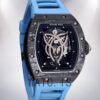 Richard Mille RM 019 RM 019-004 45*38mm Men Transparent Dial Rubber Band Watch
