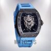 Richard Mille RM 019 RM 019-004 45*38mm Men Transparent Dial Rubber Band Watch - Image 2