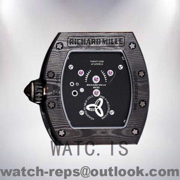 Richard Mille RM 019 RM 019-004 45*38mm Men Transparent Dial Rubber Band Watch - Image 4