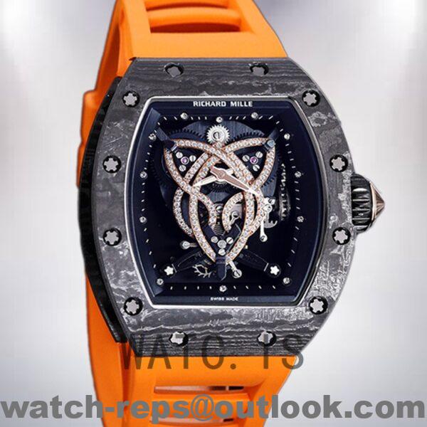 Richard Mille RM 019 RM 019-003 45*38mm Men Automatic Rubber Band Watch