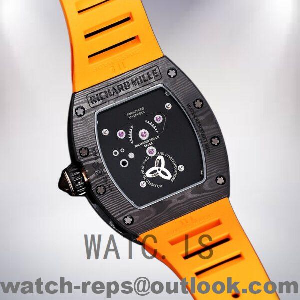 Richard Mille RM 019 RM 019-003 45*38mm Men Automatic Rubber Band Watch - Image 4