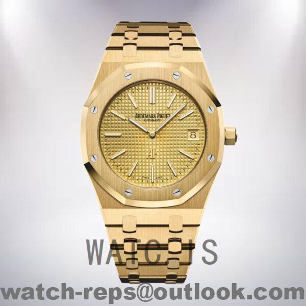 Audemars Piguet Royal Oak 43mm Men's 15202BA.OO.1240BA.02 Gold-tone Watch - Image 2