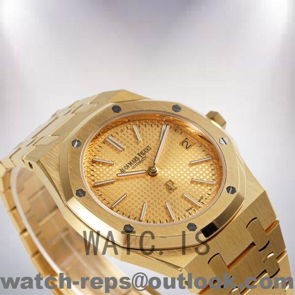 Audemars Piguet Royal Oak 43mm Men's 15202BA.OO.1240BA.02 Gold-tone Watch - Image 4