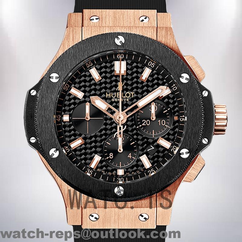 Hublot Spirit Of Big Bang 44mm Men 601.OM.0183.LR Leather Strap Quartz/Automatic Watch 2