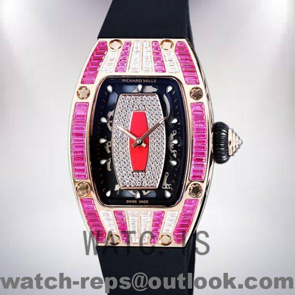 Richard Mille RM 07-01 31*45mm Ladies RM 07-01-010 Rose Gold Watch