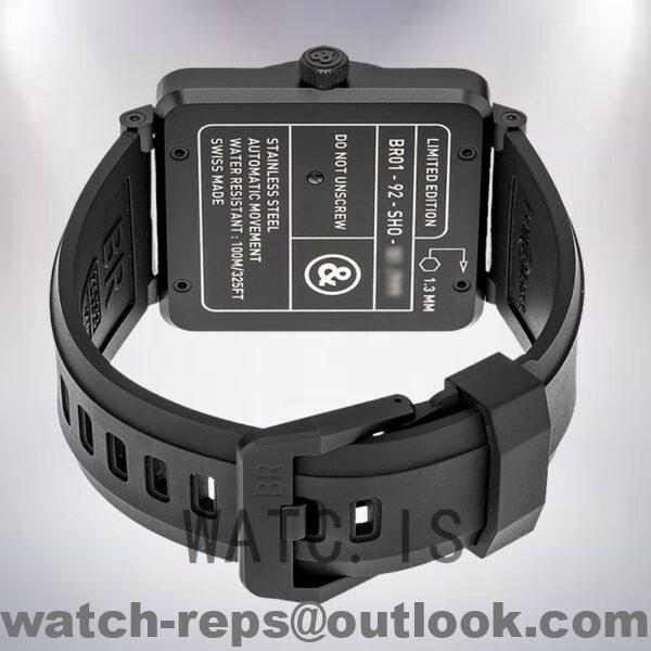 Bell&Ross Instruments BR01-92 Men’s 42mm Rubber Band Watch 7