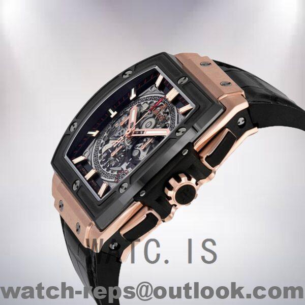 Hublot Spirit Of Big Bang 44mm Men 601.OM.0183.LR Leather Strap Quartz/Automatic Watch 6