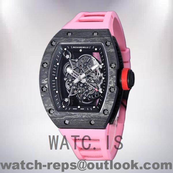 Richard Mille RM 055 RM 055-022 50*42mm Men Transparent Dial Automatic Watch - Image 2
