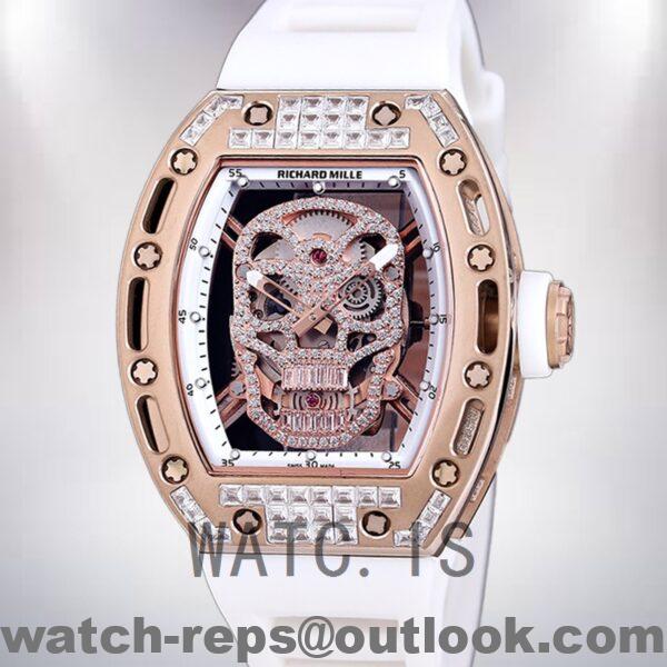 Richard Mille RM 052 Men 50*42mm RM 052-013 Rose Gold Watch