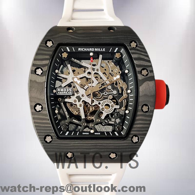 Richard Mille RM 052 Men 50*42mm RM 052-013 Rose Gold Watch 3
