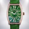 Franck Muller Casablanca 40mm 5850 Ladies Rose Gold-tone Green Dial Watch