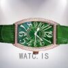 Franck Muller Casablanca 40mm 5850 Ladies Rose Gold-tone Green Dial Watch - Image 3