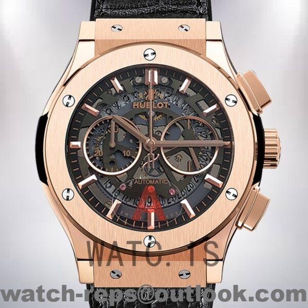 Hublot Classic Fusion 44mm 525.OX.0180.LR Men Rose Gold-tone Watch