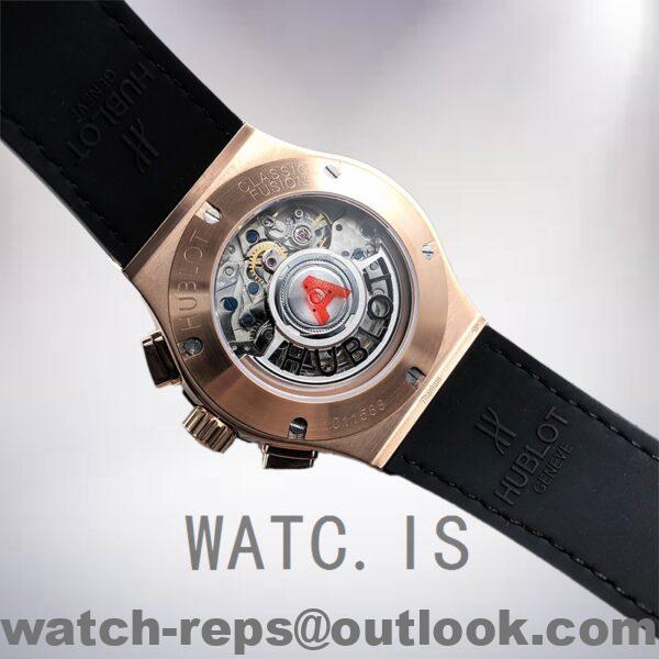 Hublot Classic Fusion 44mm 525.OX.0180.LR Men Rose Gold-tone Watch - Image 4