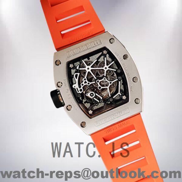 Richard Mille RM35 Around 48*40mm RM35-015 Men Silver-tone Watch - Image 3