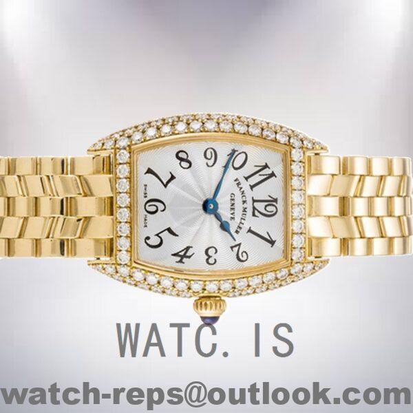 Franck Muller Cintrée Curvex 2500QZD Ladies 19mm Quartz Gold-tone Watch 6