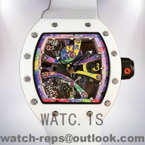 Richard Mille RM68-01 Men Around 50*40mm RM68-01-003 Hand Wind Watch