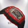 Richard Mille RM53-01 Around 50*43mm Men RM53-01-003 Red Rubber Band Watch - Image 3