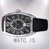 Franck Muller Cintrée Curvex 8880 CC AT 40mm Unisex Silver-tone Black Dial Watch - Image 3