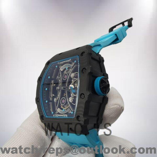 Richard Mille RM53-01 Around 50*40mm RM53-01-001 Men Mechanical Black Watch - Image 3