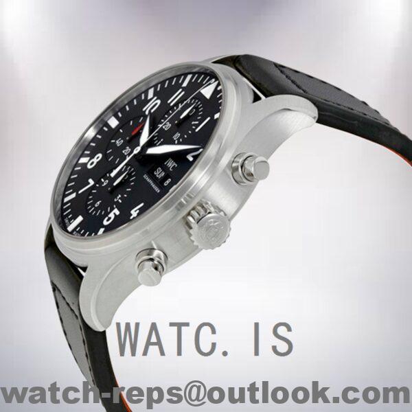 IWC Pilots Chrono IW377709 Men’s 43mm Silver-tone Watch 6