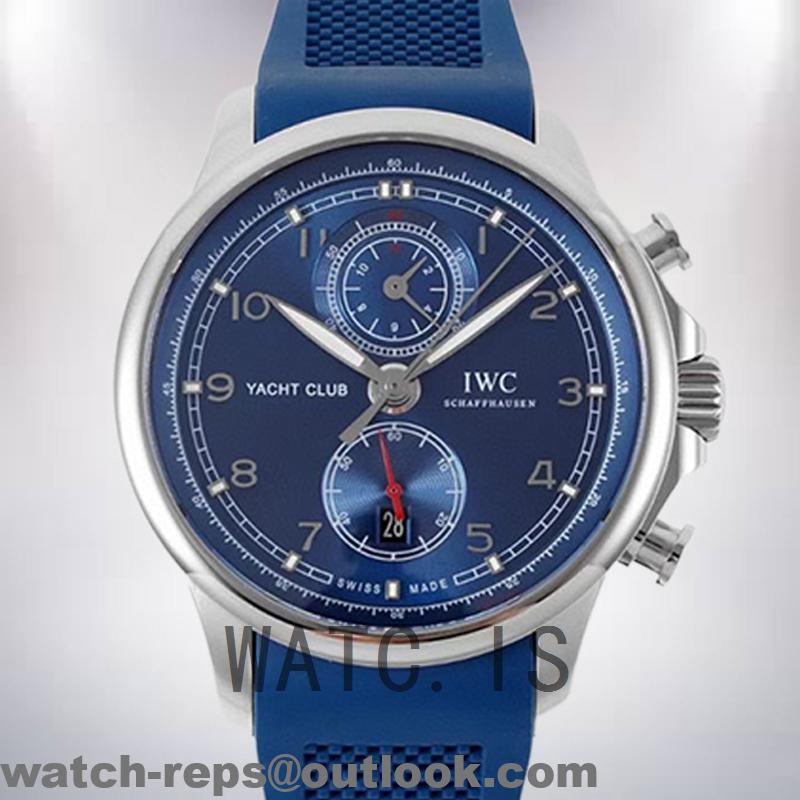 IWC Portuguese Chrono 43mm/40mm IW390209 Men’s Grey Dial Automatic Watch 2