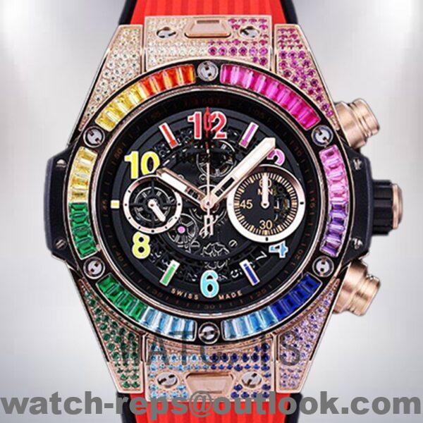 Hublot Big Bang Men 421.OX.1118.LR.0999-002 44mm Diamonds Watch